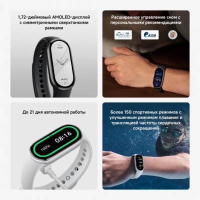 Фитнес браслет Xiaomi Smart Band 10, черный