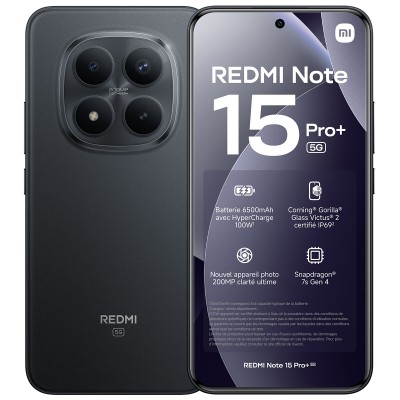 Xiaomi Redmi Note 15 Pro Plus 5G 12/512 Black