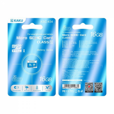 Карта памяти micro SD  KAKU KSC-434, 16GB