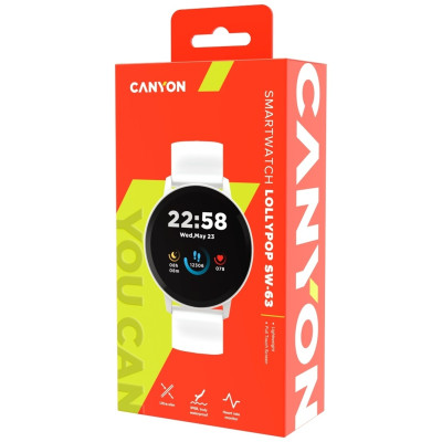 Смарт часы Canyon SW-63, Silver White Смарт часы Canyon SW-63, Silver White