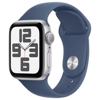 Apple Watch SE GPS 2024 S/M 40 мм,  Silver Blue  Apple Watch SE GPS 2024 S/M 40 мм,  Silver Blue