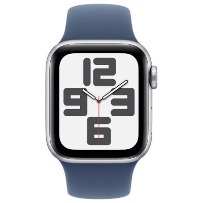 Apple Watch SE GPS 2024 S/M 40 мм,  Silver Blue  Apple Watch SE GPS 2024 S/M 40 мм,  Silver Blue