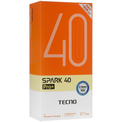 TECNO SPARK 40 Pro+  8/256 Black
