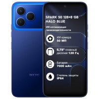 Tecno Spark 50 8/128 Gb, Blue