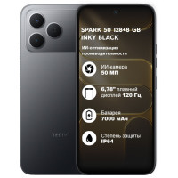 Tecno Spark 50 8/128 Gb, Black