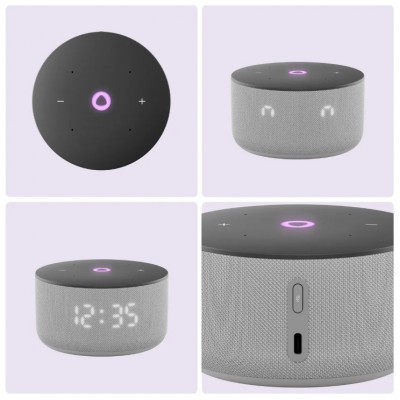 Умная колонка Яндекс Станция Мини 3. Цвет серый